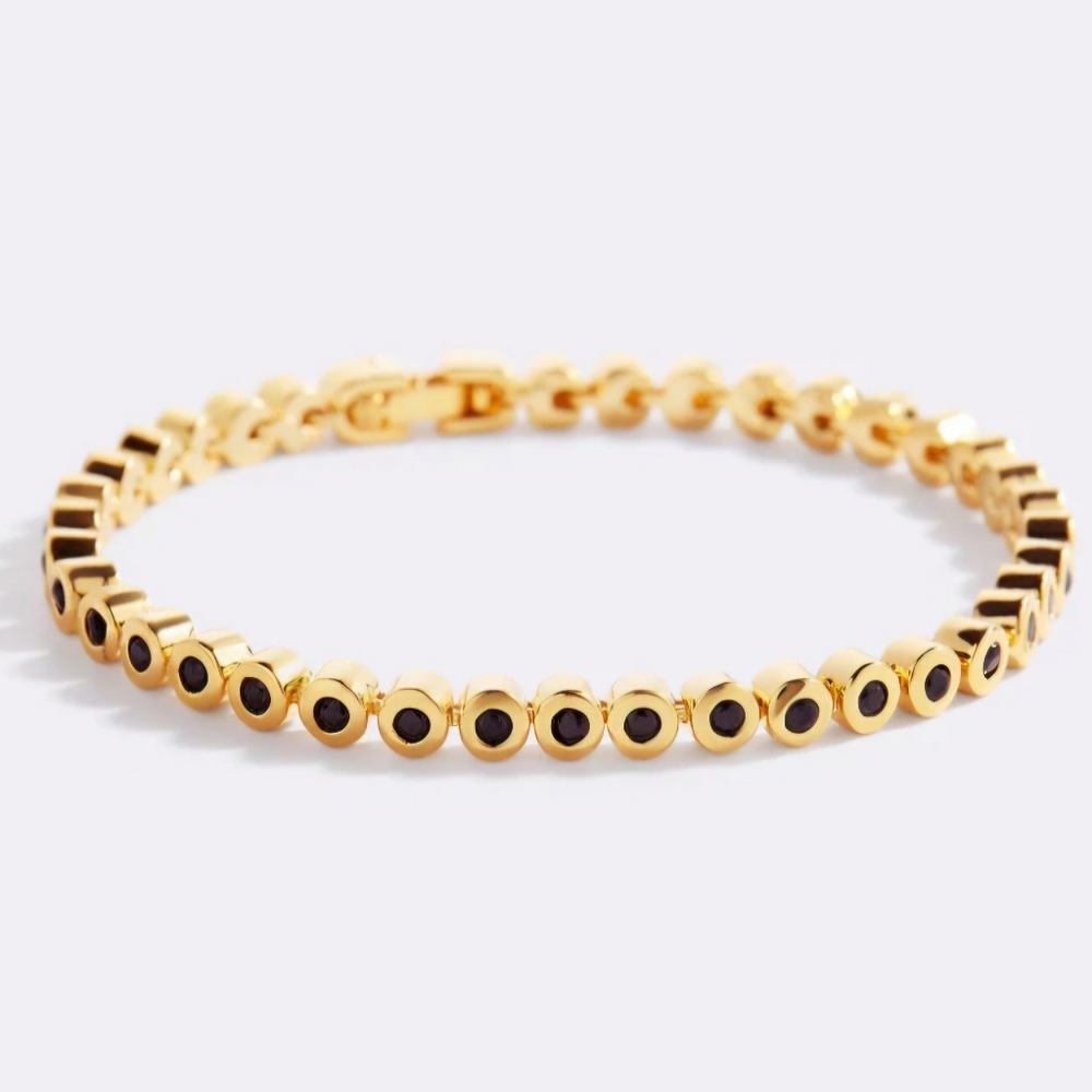 Mint&Lily Gold and Black Bracelet